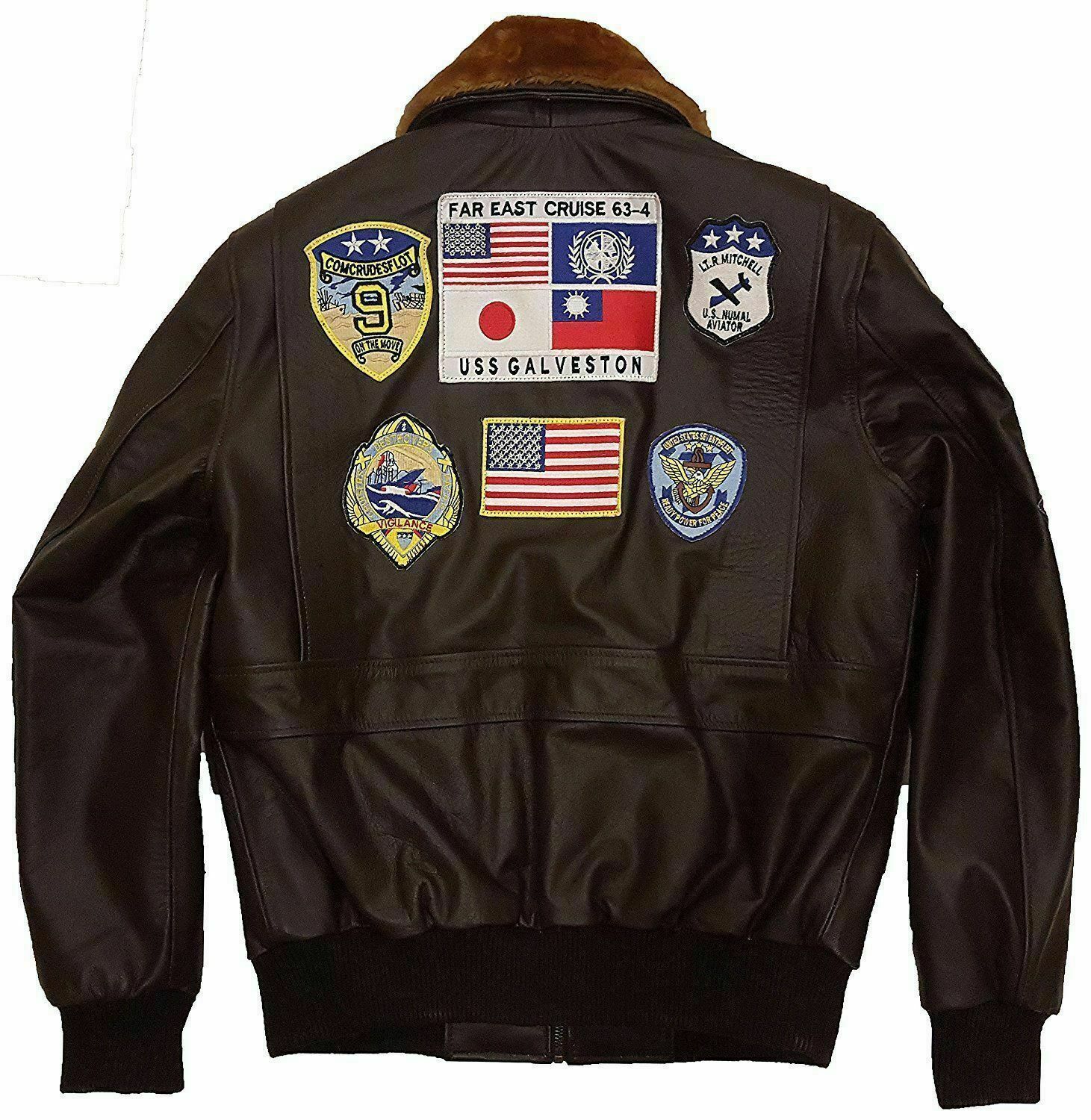 Tom Cruise Top Gun Flying Flight Jacket For Men