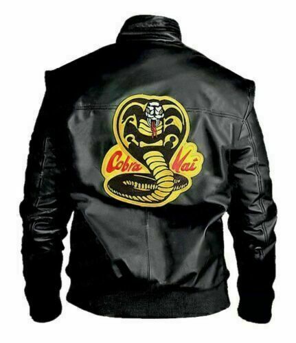 The Karate Kid Cobra Kai Johnny Lawrence Black Leather Jacket